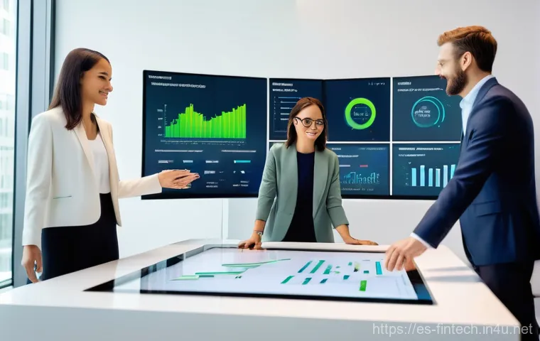 인공지능 기반 금융 상담 - **Prompt:** A diverse adult individual, comfortably dressed in casual-smart attire, sits at a modern...