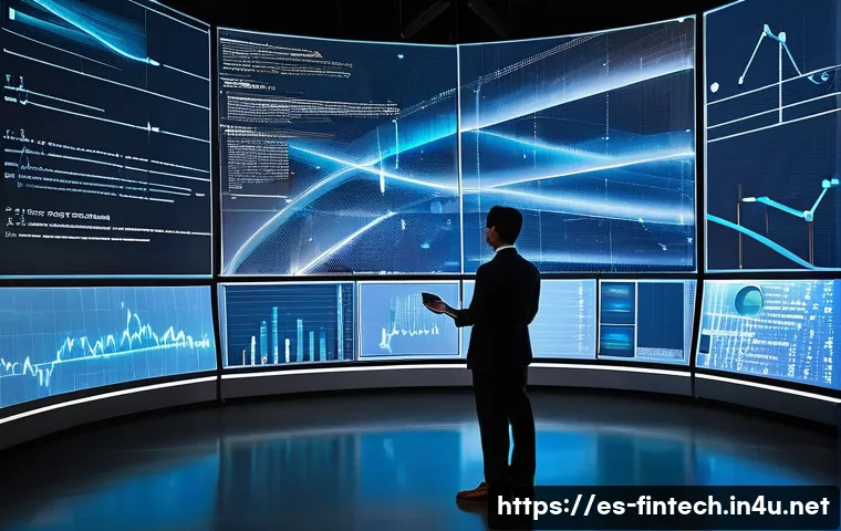 빅데이터와 AI를 활용한 예측 모델 - **Prompt 1: Deciphering the Future through Data**
"A visually stunning, futuristic tableau in a ...